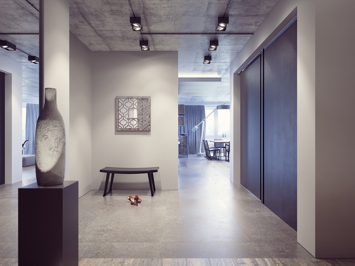 asian-decor-accents-in-industrial-home